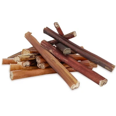 EUA 6""Bully Stick Dog Treats Natural, Alta Proteína, Mastiga Longa Duração - 10 peças - Imagem 1 de 4