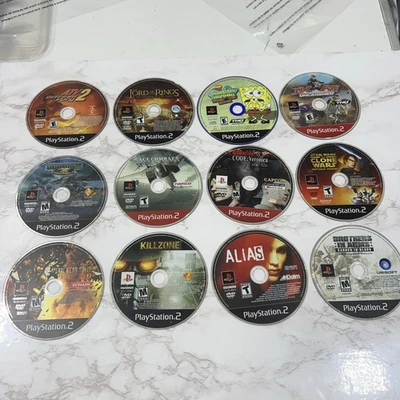 PS2 12 games lot bundle Resident Evil Metal Gear Socom Killzone Collector Bundle - Image 1 of 4