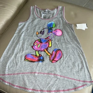 Vintage Disney Colorful Mickey Mouse Size Youth Large NWT - Picture 1 of 2