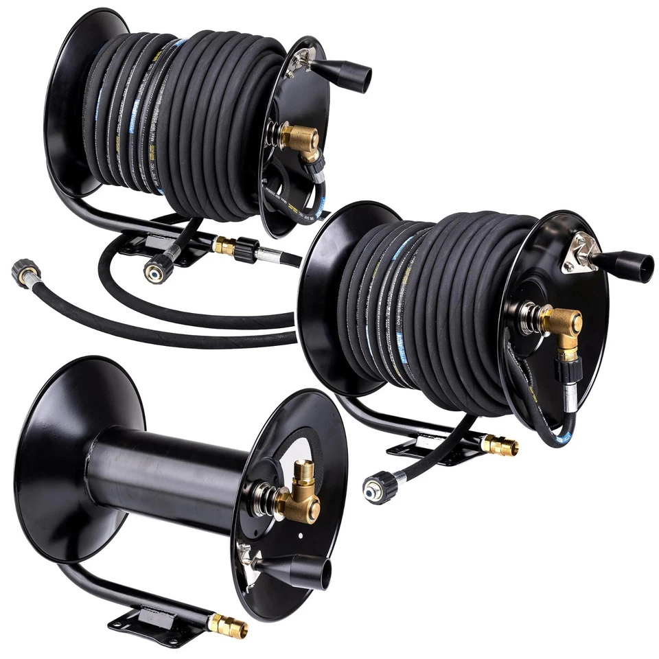 High pressure hose reel 15-60 m for pressure washer Kärcher HD HDS Kränzle - Image 1 of 1