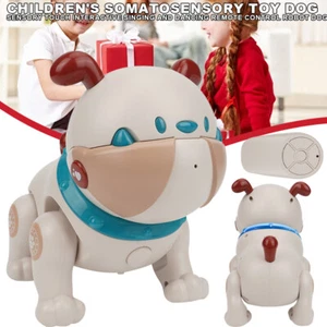 Remote Control Robot Pet Dog Toy for Toddlers Baby with Farting Touch Reaction - Picture 1 of 19