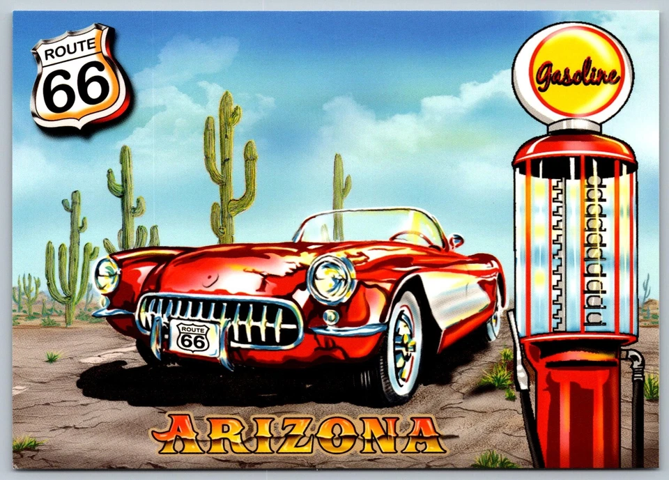 Hudson & Trailer at Rio Purerco Bridge Albuquerque NM Route 66 Post Card MINT