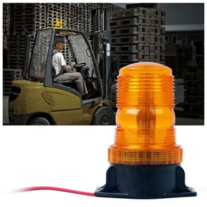 Xprite 30 LED Strobe Beacon Light Forklift Truck Rooftop Amber Emergency Warning