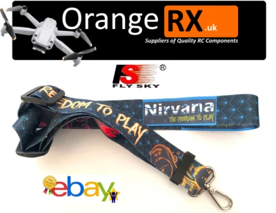 Flysky RC Transmitter Halsband Schlüsselband Freiheit zu spielen Anzüge FS i6 i6x i6s usw. - Bild 1 von 3