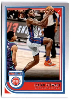 2022-23 Panini NBA Hoops #63 Isaiah Stewart  Detroit Pistons - Image 1 of 2