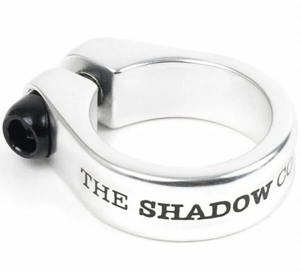 Abrazadera de asiento BMX Shadow Conspiracy, PULIDO CRUDO 28,6 MM Oldschool GT BMX SE NUEVO Foto 1 de 1