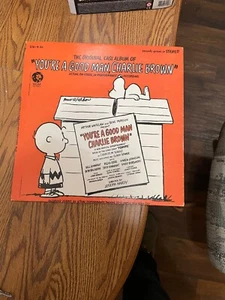 Álbum MGM You're A Good Man Charlie Brown ORIGINAL CAST 1967, Peanuts Snoopy - Imagen 1 de 3