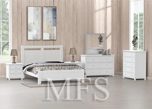 KING SINGLE BELLEVILLE (CUSTOM MADE) SEMI SLEIGH BED - LIGHT WALNUT - 1 ONLY ONL - Picture 1 of 3