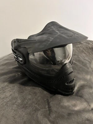 Casco integral PROTO Paintball y Airsoft negro con visera. Foto 1 de 3