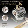 Carburateur De Remplacement Pour Moteurs Kohler K321 K341 14-16HP - Compatible John Deere, Club Cadet - Diamètre Alésage 30mm - 4