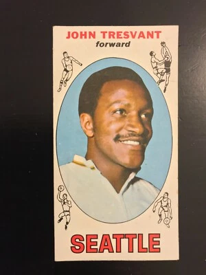 1969-70 Topps John Tresvant #58 Seattle Supersonics  - Image 1 of 2