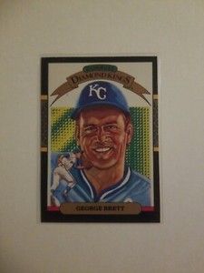 George Brett 1987 Donruss Diamond Kings Baseball Card #15 Kansas City Royals