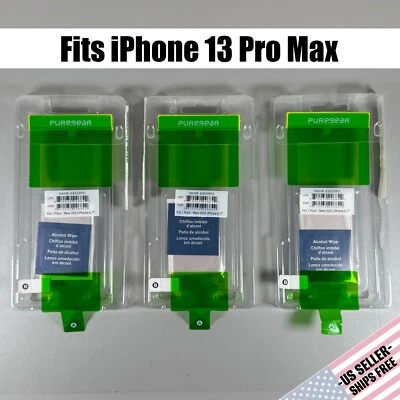 Pure Gear Screen Protectors for iPhone 13 Pro Max - 3x HD Clear Glass | 6.7" - Image 1 of 4