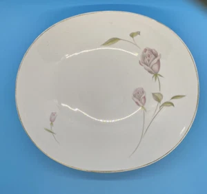 Vintage MCM 1900 FINE CHINA OF JAPAN Consuelo Rose Oval Serving Bowl 9”x8.5” - Picture 1 of 6