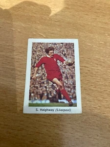 MY FAVOURITE SOCCER STARS 1971-STEVE HEIGHWAY - LIVERPOOL - Picture 1 of 2