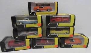 K-LINE KRUISERS - 1:43 Scale Die Cast , Lot Of 8, New In original Boxes - Picture 1 of 19