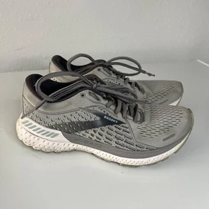 Brooks Womens Adrenaline GTS 21 1203291B061 Gray Running Shoes Sneakers Sz 6.5 B - Picture 1 of 9