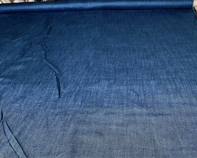 Laura Ashley Fabric Material Bacall Sapphire SOLD PER METRE  - Image 1 of 4