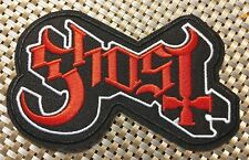 Ghost (Swedish band) bc Shaped Embroidered Patch Iron-On Sew-On US ship Metal