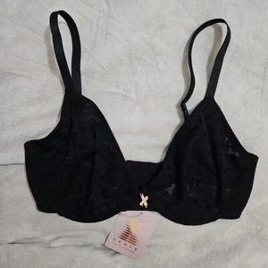 3 Markierte By Savage Ungefütterte Bügel Savage X Fenty 34DDD Schwarz BH 3er Set - Bild 1 von 9