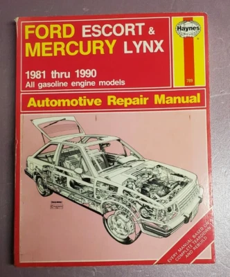 Ford Escort & Mercury Lynx (1981 a 1987) Haynes manual de reparación Foto 1 de 4