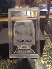 2011 BOWMAN STERLING PROSPECT AUTOGRAPHS 1/1 PRINTING PLATES BLACK #MB MANNY...