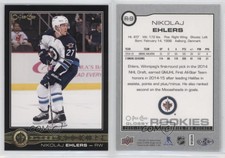 2015-16 Upper Deck O-Pee-Chee Glossy Rookies Black Nikolaj Ehlers #R-9 Rookie RC