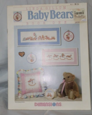 DIMENSIONS BABY BEARS CROSS STITCH PATTERN BOOK 111 - Image 1 of 2