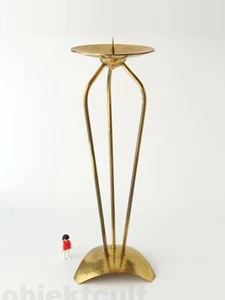 Bauhaus Werkmeister Alfred Schäfter Kerzenleuchter Bodenleuchter Messing gemarkt - Bild 1 von 9