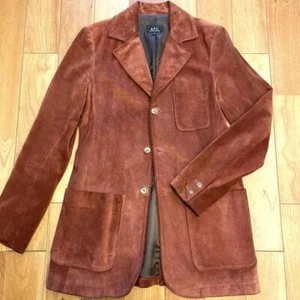 A.P.C. Leather Jacket Suede - Picture 1 of 9
