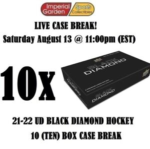 2021-22 BLACK DIAMOND 10 BOX MASTER CASE BREAK #3101 - San Jose Sharks 
