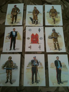 Juego de 9 postales militares del Cuerpo Aéreo del Ejército de Alix Baker - Imagen 1 de 10