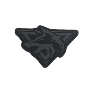 Wolfskopf Aufnäher 3D Militär Patch PVC Abzeichen Tactical für Kleidung Hüte Taschen Neu - Bild 1 von 7