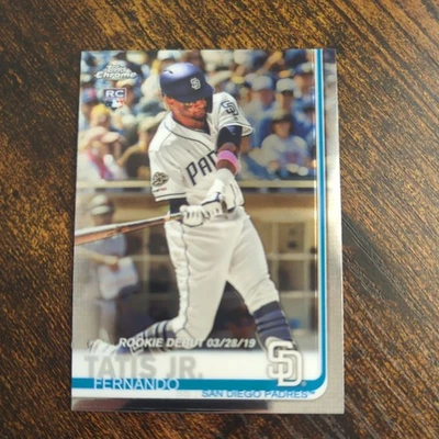 FERNANDO TATIS JR Rookie Debut 2019 Topps Chrome Update RC #54 Padres (A) - Image 1 of 2