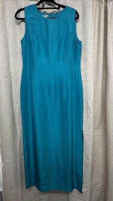 Vestido para mujer Maggy London sin mangas talla 10 100 % seda Foto 1 de 4