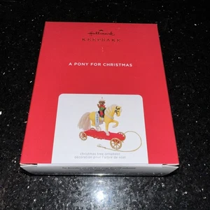 I Want A Pony For Christmas Ornament Hallmark 2021 - Bild 1 von 12