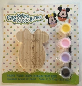 2025 Disneyland Resort Eggstravaganza Ei Malerei Holzei Minnie Mouse Neu - Bild 1 von 5