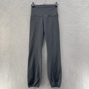 Offline Aerie The Hugger Damenhose klein schwarz Cinch-Saum hoher Bund Stretch bequem - Bild 1 von 16