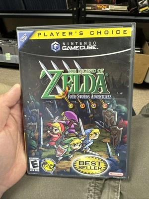 The Legend of Zelda: Four Swords Adventures (GameCube) Tested W/ Manual & Reg - Image 1 of 4
