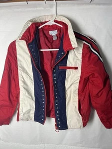 Vintage Children’s Place Large (10-12) Girls American Red White Blue Jacket 90’s - Picture 1 of 3