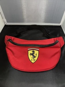 Ferrari Tasche Bauchtasche Tasche Logostickerei Rot Neu - Bild 1 von 8
