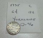 1735 - NICE Silver Six pence YORKSHIRE YORK Cattle & Barber 1811. D96.