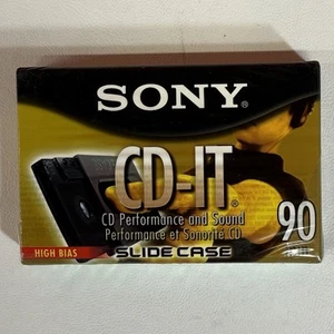 Sony CD-IT 90 Minuten High Bias Audio Cassette Slide Case CD Performance & Sound - Bild 1 von 9