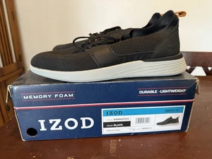 Herrenschuhe schwarz Izod mit Memory Foam Größe 12 - Bild 1 von 10