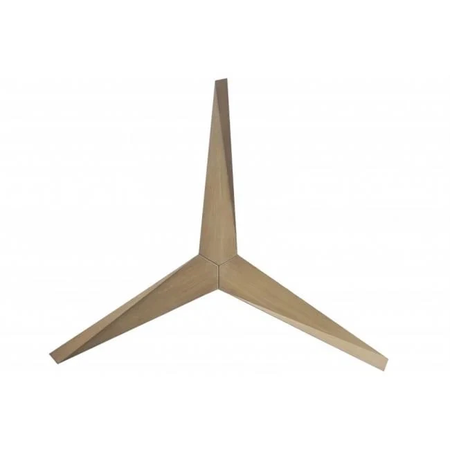 Atlas EKH-WH-GA Eliza-H Three Bladed Rodless- flushmount Paddle Fan in Gloss ... - Image 1 of 1