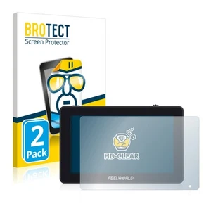 2x Screen Protector for Feelworld F6 Plus Clear Protection Film - Afbeelding 1 van 7