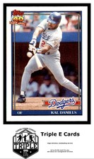 1991 Topps #245 Kal Daniels Los Angeles Dodgers ~A5E