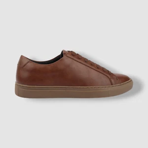 Alfani Men Brown Grayson Lace-up Low-Top Casual Sneakers Shoes Size 9.5 M - Picture 1 of 4