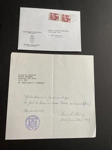 HENRI SCHWERY (†2021) Bischof Schweiz signed signiertes Konvolut von 1979 - Picture 1 of 1