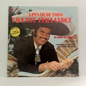 VICENTE FERNANDEZ - A PESAR DE TODO - 1978 MEXICAN LP GATEFOLD, RANCHERAS - Picture 1 of 5